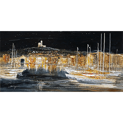 Minuit à Marseille 100 x 50