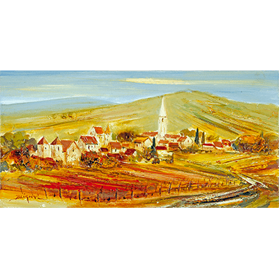 Richesse d'automne à Meursault 40 x 20